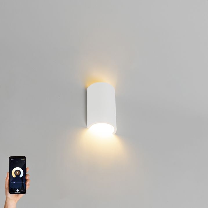 Modern White Wall Lamp with Wifi G9 - Colja Novo