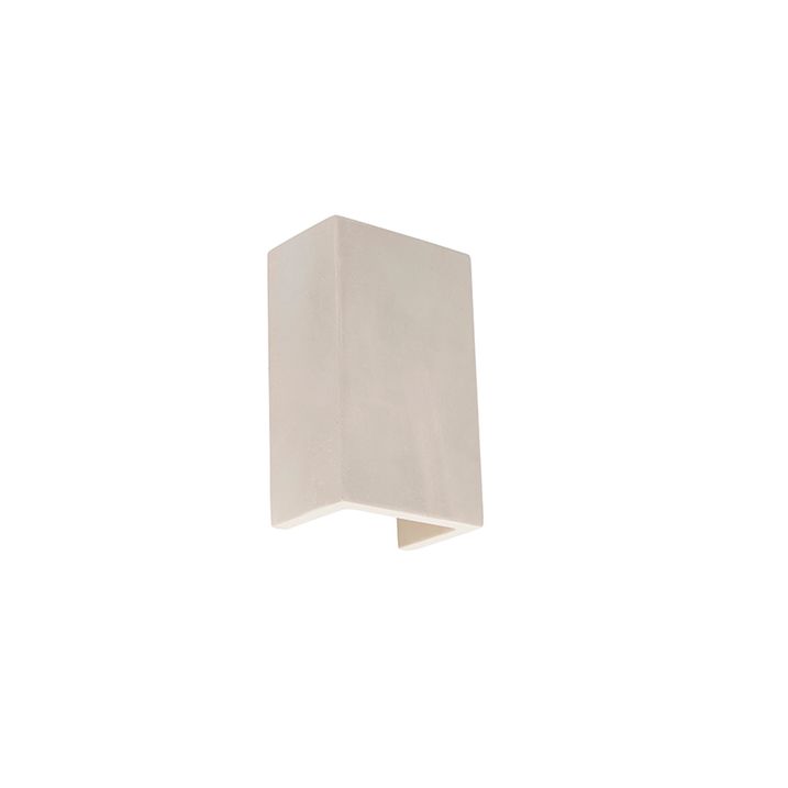 Smart vegglampe grå betong rektangel inkl. Zigbee G9 - Meaux