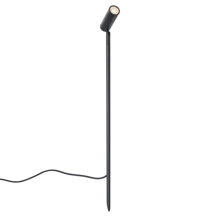 Strahler schwarz 80cm inkl. LED verstellbar IP65 inkl. Kabel und Stecker - Carl