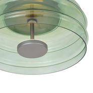 Dizajnerska-plafonska-lampa-metalik-sa-zelenim-staklom-uklj.-LED-sa-3-stepenim-prigušivanjem---Meadow