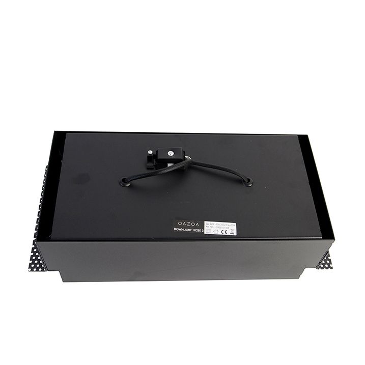 Pametni ugradni reflektor crni bez okvira 2-svetla uklj. 2 Wifi GU10 111mm - Oneon