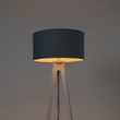 Stojací-lampa-stojan-bílá-s světle-modrým-stínítkem-50-cm---Tripod-Classic