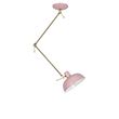 Retro-loftslampe-pink-med-bronze---Milou