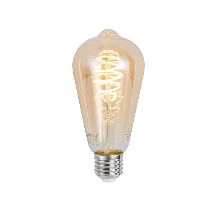 Viedā industriālā piekaramā lampa melna, ieskaitot 6 WiFi ST64 - Sydney