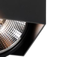 Smart-spotlight-svart-rektangulär-2-ljus-inkl.-2-Wifi-GU10-111mm---Box