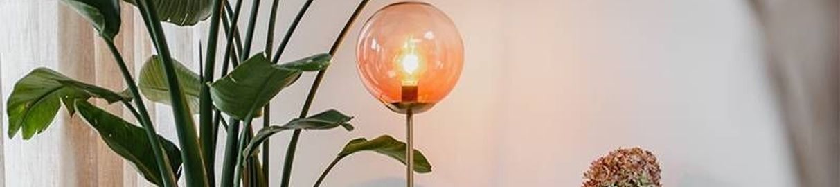 Fleur je woning op met lampen met gekleurd glas!