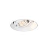 Spot encastré moderne blanc GU10 AR70 rond sans bordure - Oneon