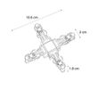 Sort-1-faset-skinnekobling---Slimline