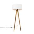 Trípode-rústico-de-madera-vintage-con-pantalla-blanca-de-50-cm---Tripod-Classic
