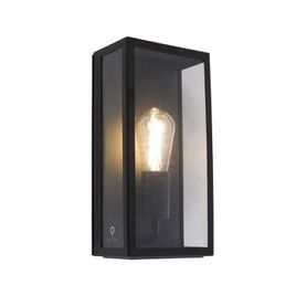 Applique murale d'extérieur intelligente noire avec WiFi ST64 IP44 - Rotterdam