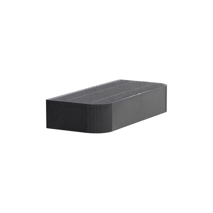 Kinkiet zewnętrzny czarny z LED, ładowany USB-C, ściemnialny i solarny IP65 - Kalo