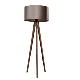 Statīva-grīdas-lampa-no-riekstkoka-ar-smilškrāsas-samta-abažūru-50-cm---Tripod-Classic