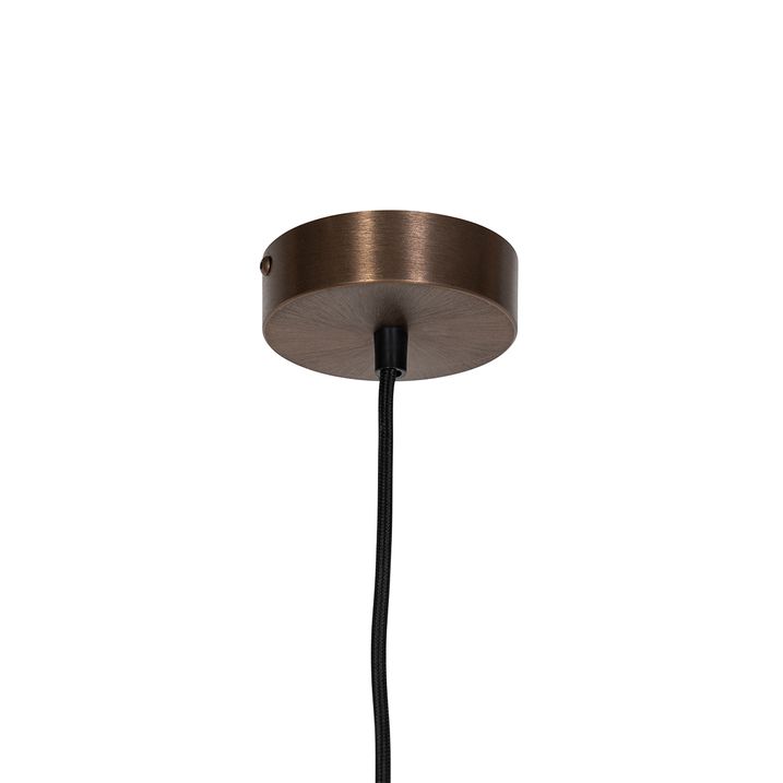 Smart hanglamp donkerbrons incl. Wifi GU10 50mm - Tubo