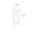 Conjunto-de-5-lâmpadas-LED-reguláveis-G9-1,2W-100lm-2700K