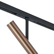 Modern-Track-Lighting-System-Black-with-6-Dark-Bronze-Spotlights-1-Phase---Slimline-Avery