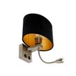 Seinavalgusti-terasest-ovaalse-sametise-varjundiga-must-25cm---Brescia-Combi