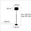 Lampa-stojąca-czarna-z-niebieskim-aksamitnym-abażurem-ze-złotem-35-cm---Parte
