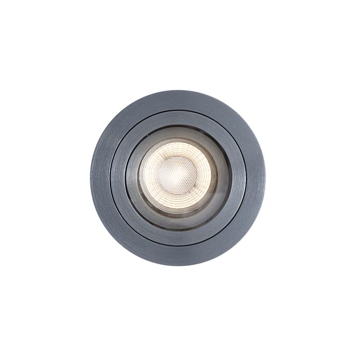Modern Recessed Spotlight Gunmetal Adjustable IP44 - Chuck
