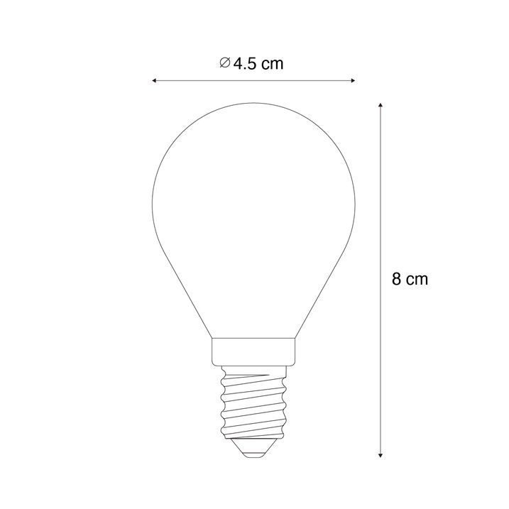 Bec LED E14 Estompat P45 Opal 5W 470 lm 2700K