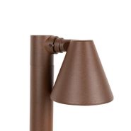 Модерен-надворешен-столб,-кафеав-рѓа-60-cm-IP44-прилагодлив---Ciara