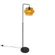 Retro-stojacia-lampa-čierna-s-oranžovým-sklom---Denise