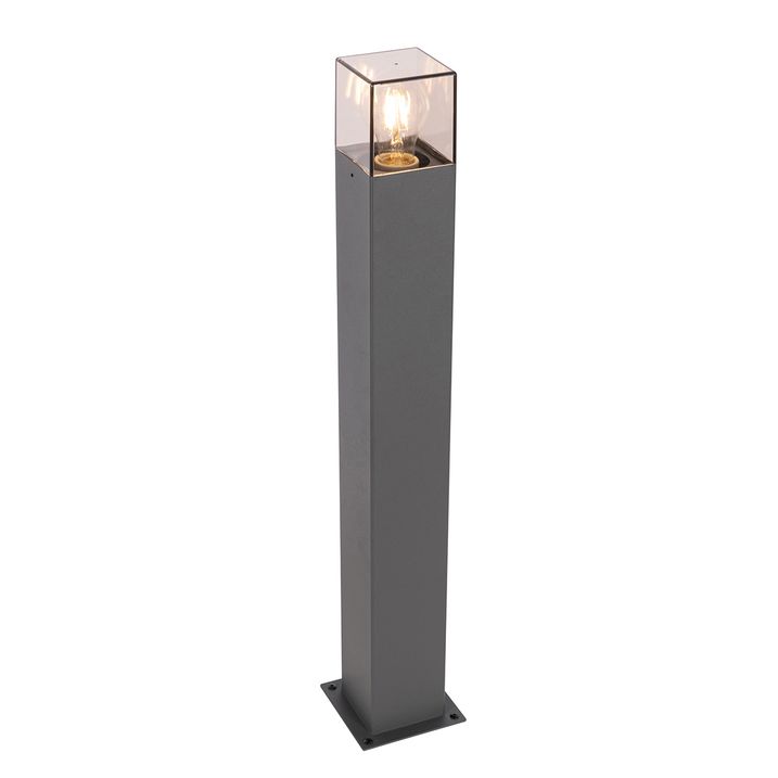 Moderná vonkajšia stojaca lampa 70 cm tmavosivá IP44 - Denmark