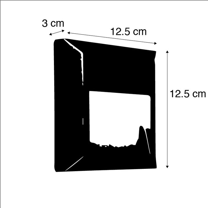 Conjunto de 2 Apliques Modernos Cinza Escuro com LED - Gem 2