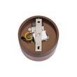 Lampă-de-perete-de-design-bronz-închis-cu-sticlă-ambră-IP44---Michele