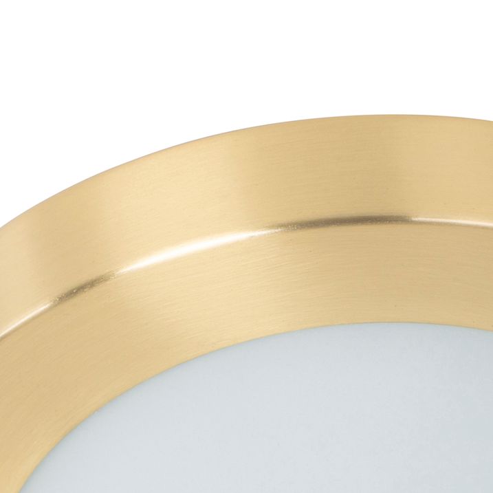 Moderne plafonnière goud 18 cm IP44 - Yuma