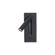 Lampada-da-parete-moderna-nera-con-LED-inclusi---Plaza