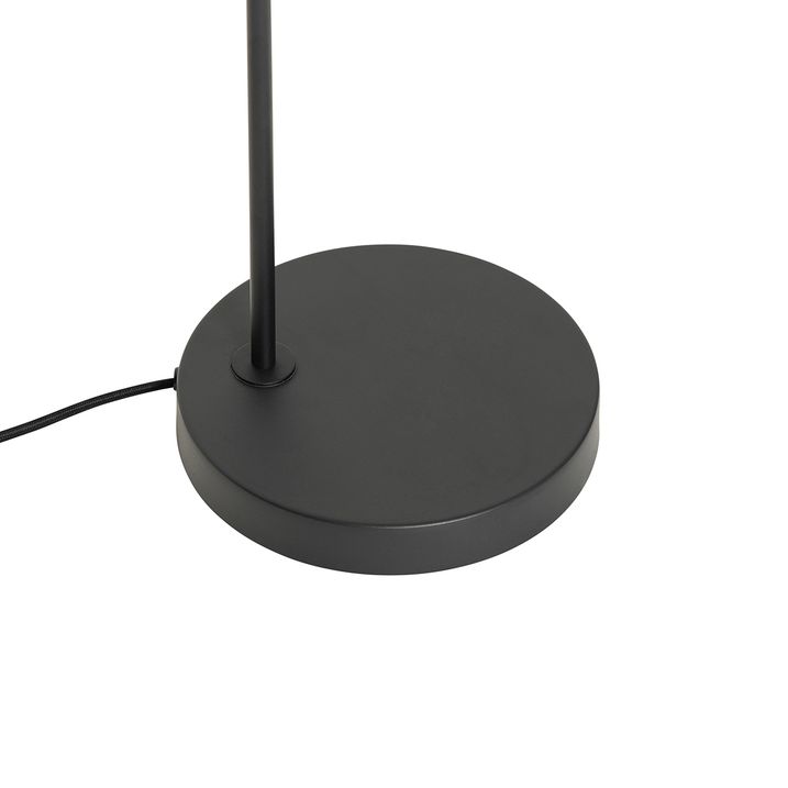 Moderna podna lampa crna sa zlatom - Lofty