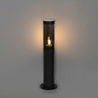 Moderné-vonkajšie-stĺpové-svietidlo-čierne-45-cm-IP44---Rox