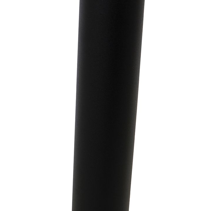 Stovintis lauko šviestuvas juodas su skaidriu gaubtu 100 cm IP44 - Sfera