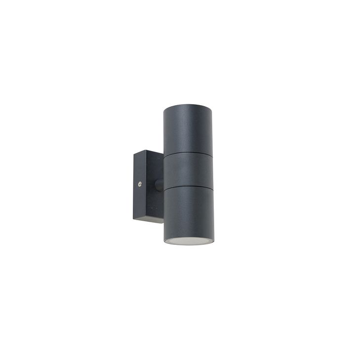 Outdoor Wall Light Dark Grey 2-Light IP44 - Duo