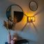 Industriële-wandlamp-roestbruin---Cage