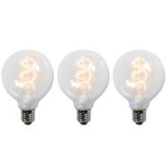 Set-od-3-E27-LED-žarulje-sa-upletenim-vlaknom-G95-prozirne-5W-400-lm-2200K