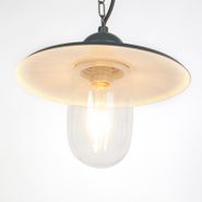Lampe-suspendue-d'extérieur-rustique-gris-foncé-IP44---Kansas-graphite