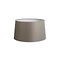 Abat-jour en lin taupe 45 cm