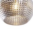 Stropní-svítidlo-Art-Deco-černé-s-kouřovým-sklem---Sphere