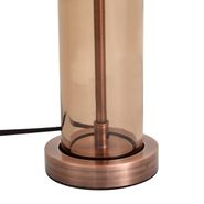 Eleganta-viesnīcas-stila-galda-lampa-tumši-bronzas-ar-brūnu-stiklu---Amara