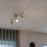 Moderne taklampe messing 3-lys justerbar - Jeana