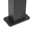 Vonkajšia-lampa-čierna-so-zemným-hrotom-a-káblovou-priechodkou-65-cm-vrátane-zásuvky-IP44---Baleno