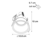 Modern-Recessed-Spotlight-Black-GU10-70mm---Dept