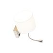 Lampa-de-perete-moderna-din-otel-cu-abajur-alb---Brescia