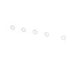 Ensemble-de-5-spots-encastrables-modernes-blancs-avec-LED-IP67---Linsey