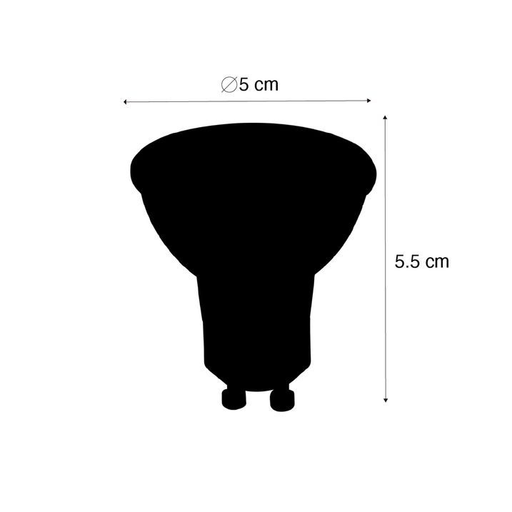 LED žárovka GU10 5W 360lm 2700K