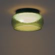 Candeeiro-de-Teto-Art-Deco-Verde-com-Vidro-Incl.-LED-Regulável-em-3-Níveis---Thimble