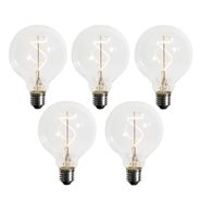 Set-od-5-E27-Prigušiva-LED-spiralna-žarulja-G95-4W-270lm-2200K