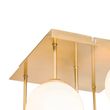 Moderne-Deckenleuchte-Gold-mit-Opalglas-5-Licht---Athen