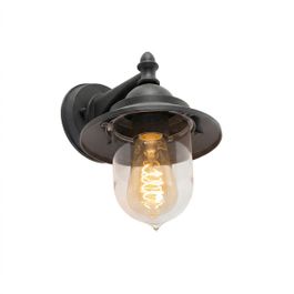 Smart Outdoor Wall Light Dark Grey Incl. Wifi ST64 - Oxford